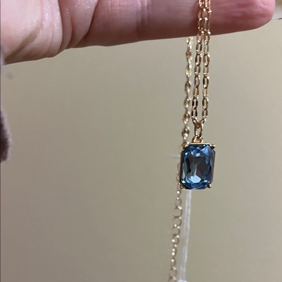 Park Lane Jewelry - Park Lane Gold Necklace with Blue Gemstone